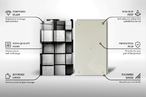 Protector pared cocina Fondo de geometría 3d