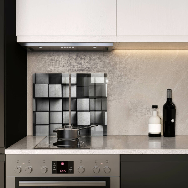 Protector pared cocina Fondo de geometría 3d