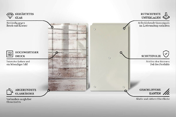 Protector pared cocina Tableros de madera viejos