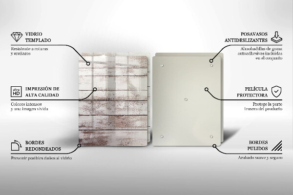 Protector pared cocina Tableros de madera viejos