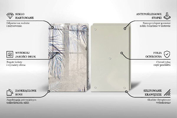 Protector pared cocina Hojas sutiles