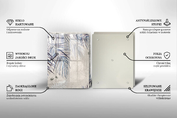 Protector pared cocina Hojas sutiles