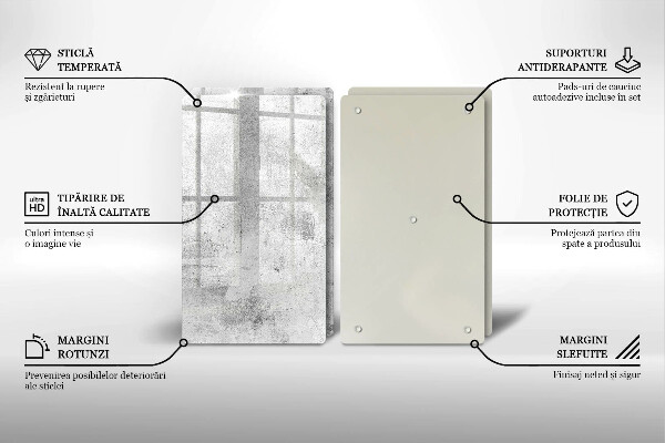 Protector pared cocina Textura de hormigón