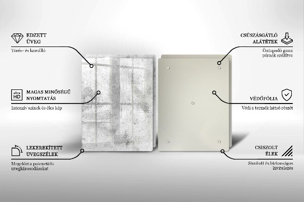 Protector pared cocina Textura de hormigón