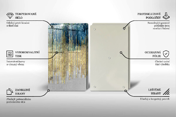 Protector pared cocina Abstracción del diseñador