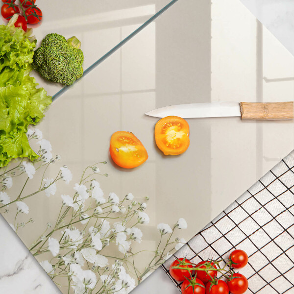 Protector pared cocina Flores boho de yeso