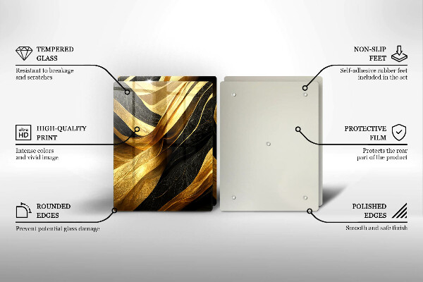 Protector pared cocina Abstracción elegante