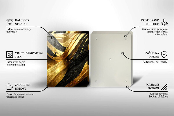 Protector pared cocina Abstracción elegante