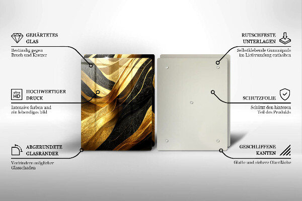 Protector pared cocina Abstracción elegante