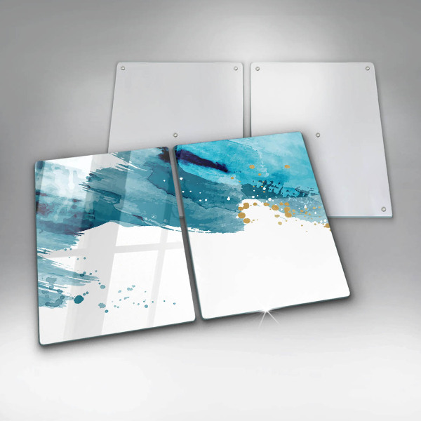 Protector pared cocina Manchas azules