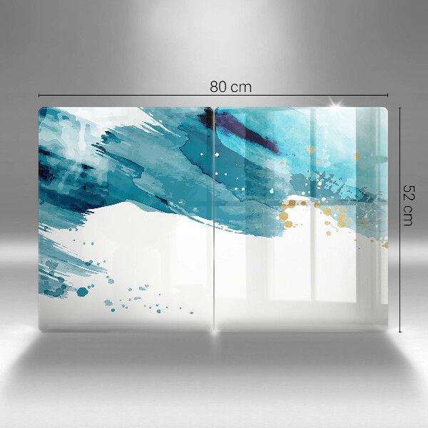 Protector pared cocina Manchas azules