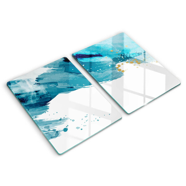 Protector pared cocina Manchas azules