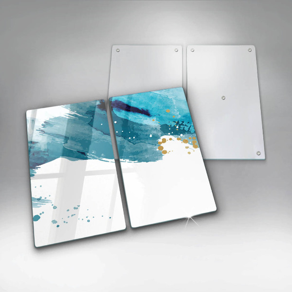 Protector pared cocina Manchas azules