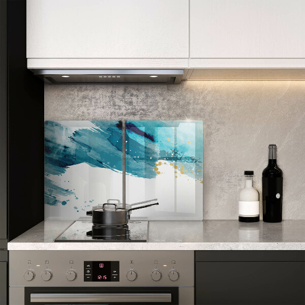 Protector pared cocina Manchas azules