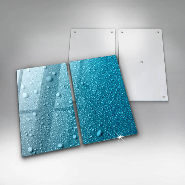 Protector pared cocina Gotas de agua