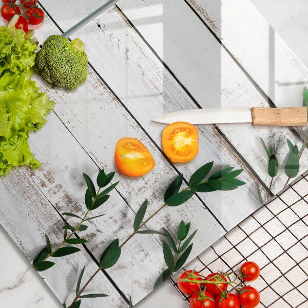 Protector pared cocina Tablas y hojas viejas