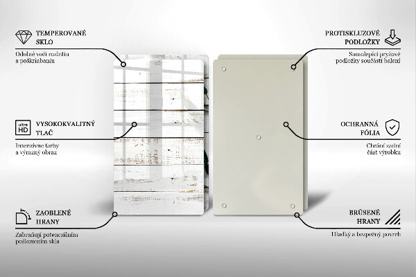 Protector pared cocina Tablas y hojas viejas