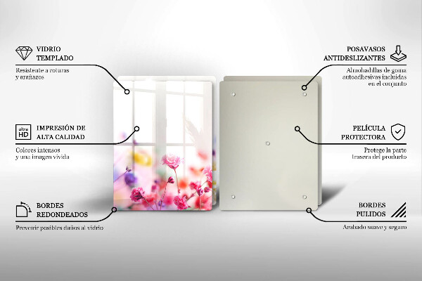 Protector pared cocina Prado de flores