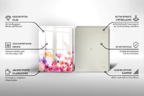 Protector pared cocina Prado de flores