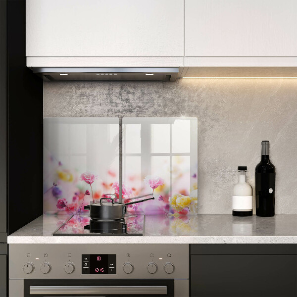 Protector pared cocina Prado de flores