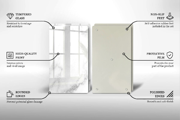 Protector pared cocina Mármol moderno