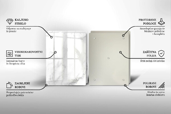 Protector pared cocina Mármol moderno