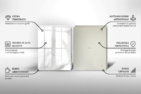 Protector pared cocina Mármol moderno