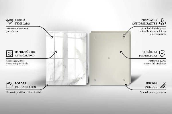 Protector pared cocina Mármol moderno