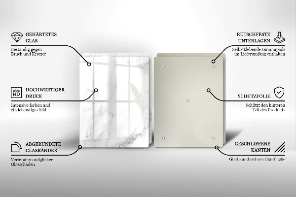 Protector pared cocina Mármol moderno