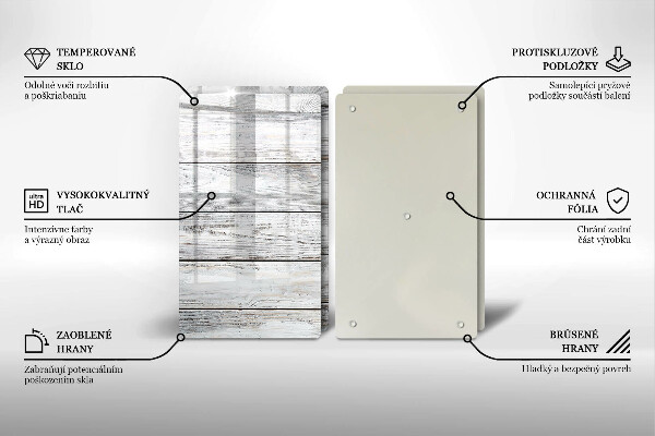 Protector pared cocina Tableros de madera brillantes