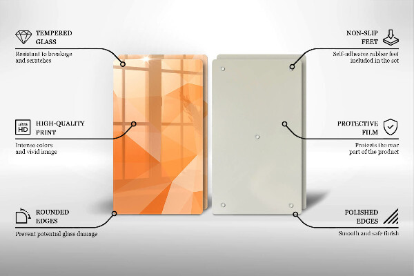 Protector pared cocina Fondo geométrico