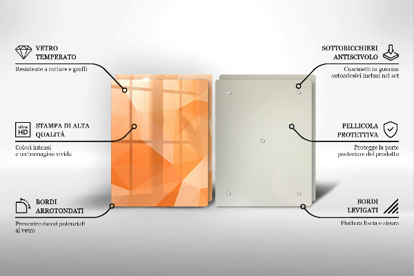 Protector pared cocina Fondo geométrico