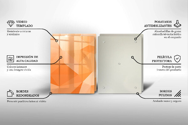 Protector pared cocina Fondo geométrico