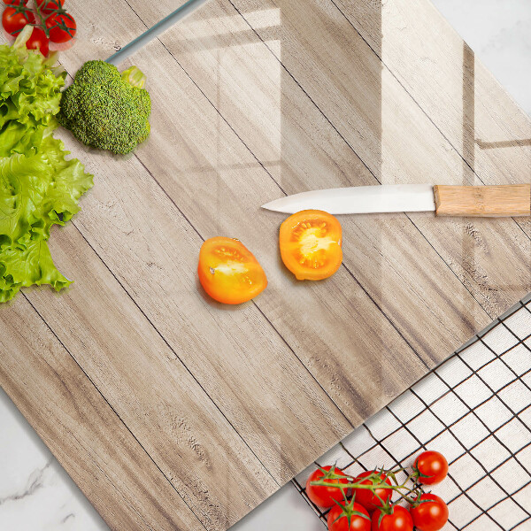 Protector pared cocina Tablones de madera