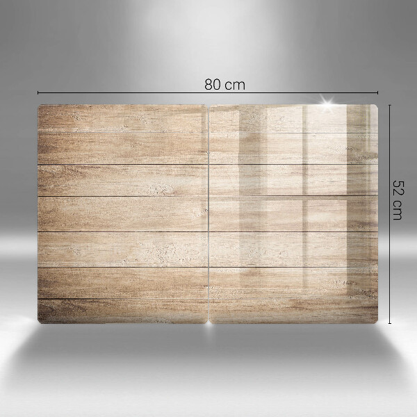 Protector pared cocina Tablones de madera