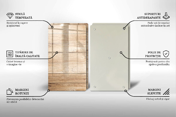 Protector pared cocina Tablones de madera