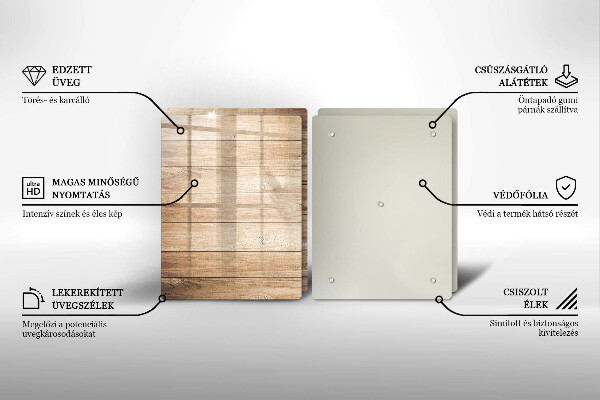 Protector pared cocina Tablones de madera