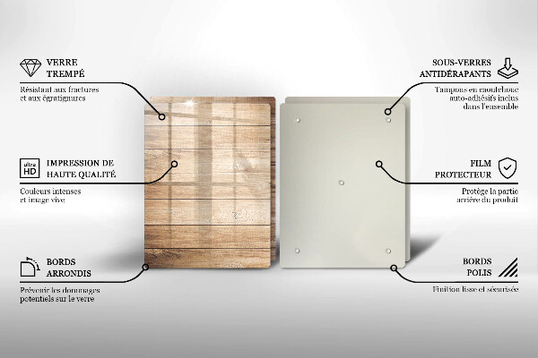 Protector pared cocina Tablones de madera