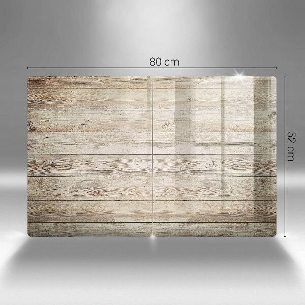 Protector pared cocina Tablones de madera