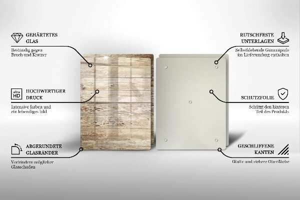 Protector pared cocina Tablones de madera