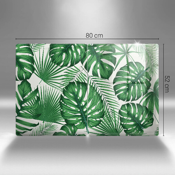 Protector pared cocina Hojas de monstera