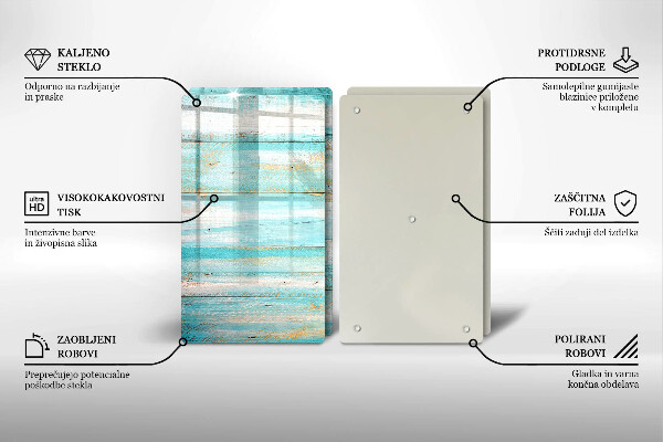 Protector pared cocina Tableros de madera antiguos