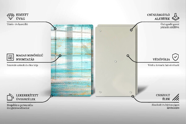 Protector pared cocina Tableros de madera antiguos