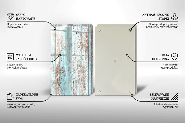 Protector pared cocina Viejos tableros vintage