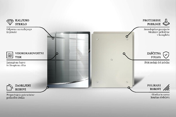 Protector pared cocina Patrón de abstracción de metal