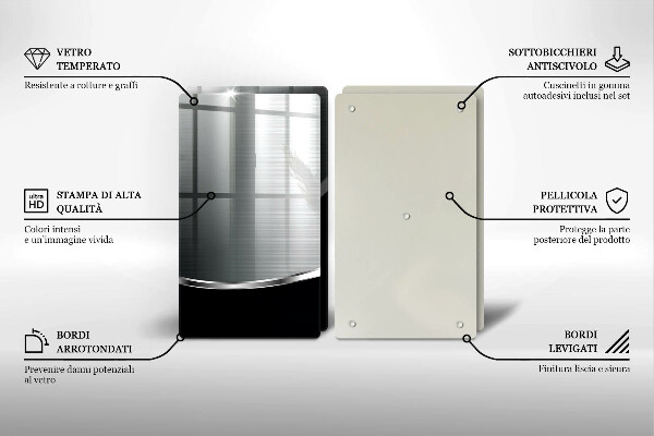 Protector pared cocina Abstracción con metal