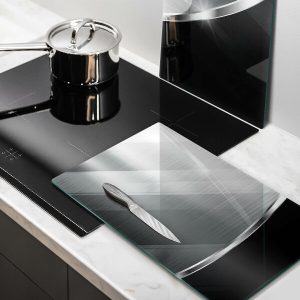 Protector pared cocina Abstracción con metal