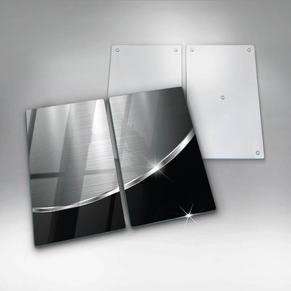 Protector pared cocina Abstracción con metal