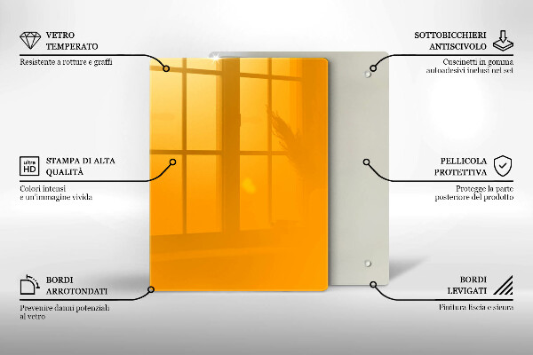 Cubre encimera Color amarillo oscuro