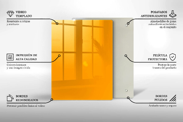 Cubre encimera Color amarillo oscuro